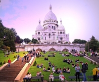 Kirken on Montmartre i Paris.